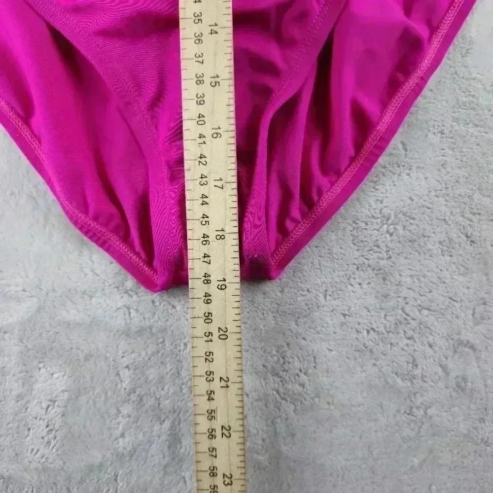 NWT Nike Swimsuit One Piece Women Med Pink Racerback MRSP 100$